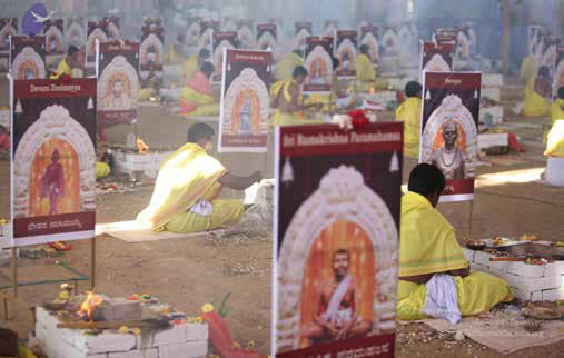 11-13 January 2015 1008 Homas (sacred fire rituals) conducted simultaneously for the grand Ati Rudra Maha Yaga1