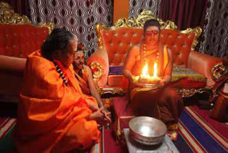 14 September 2015 CORONATION CEREMONIES Ritualistic coronation of The SPH, formally as the successor of the Kolada Matha Mahasamsthana2