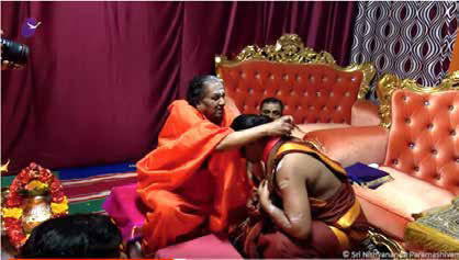 14 September 2015 CORONATION CEREMONIES Ritualistic coronation of The SPH, formally as the successor of the Kolada Matha Mahasamsthana3